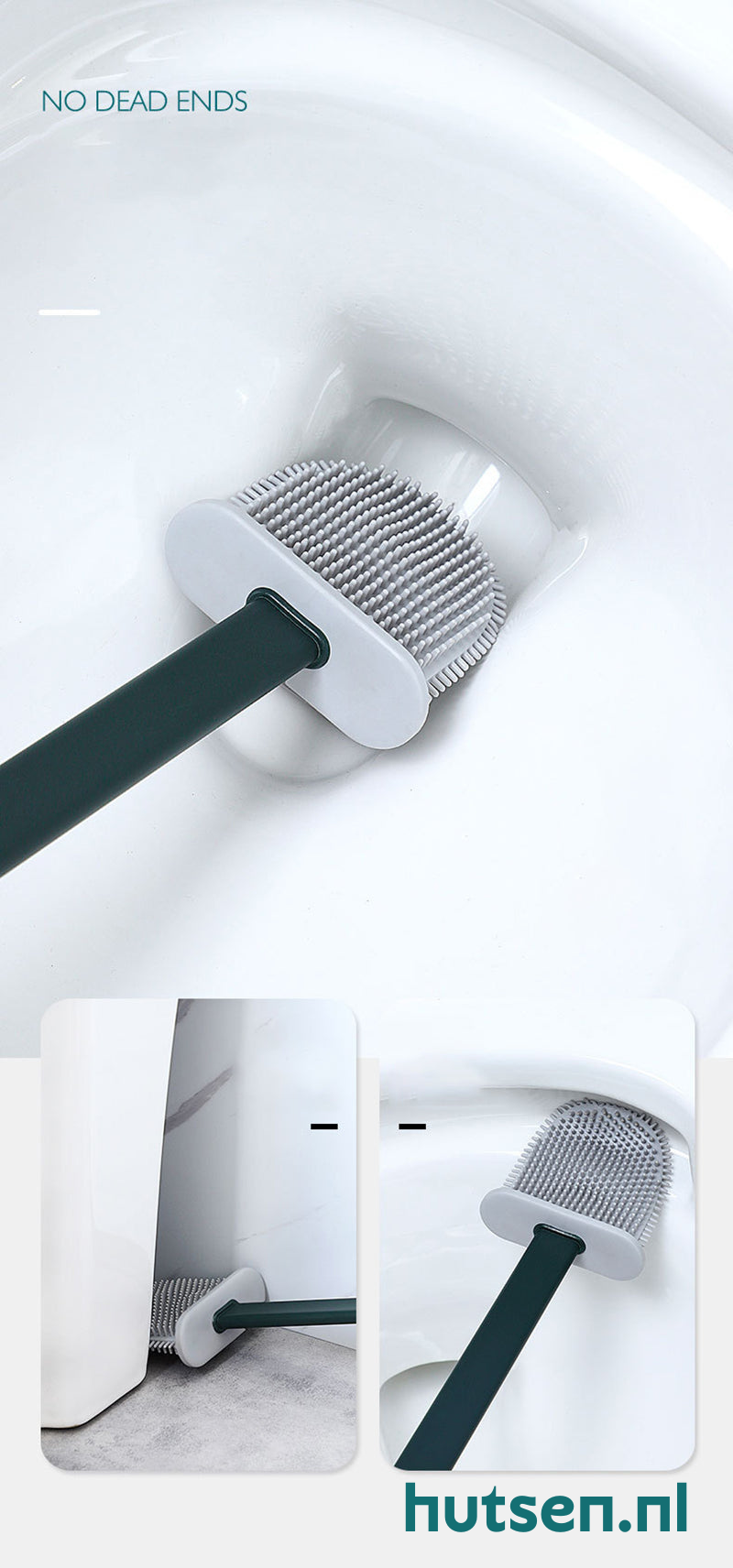 Cleaner Pro° Brush - Siliconen Toiletborstel