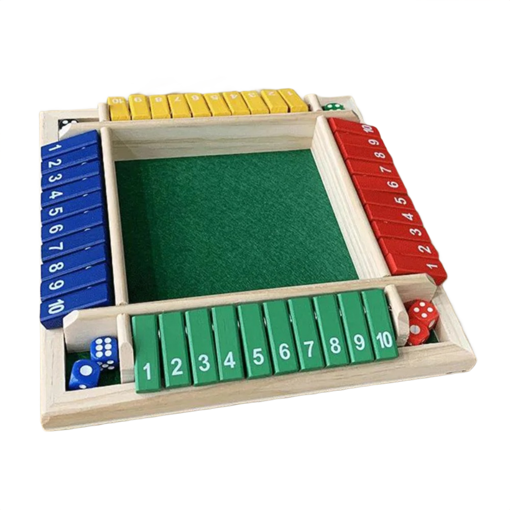 Kletshuts™ Woodys - Leuk Interactief Familie Shut The Box Bordspel