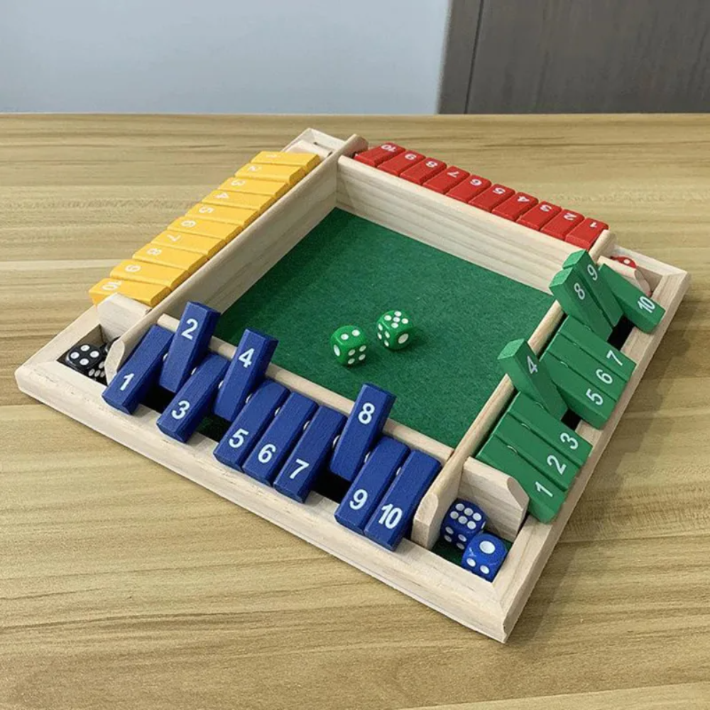 Kletshuts™ Woodys - Leuk Interactief Familie Shut The Box Bordspel