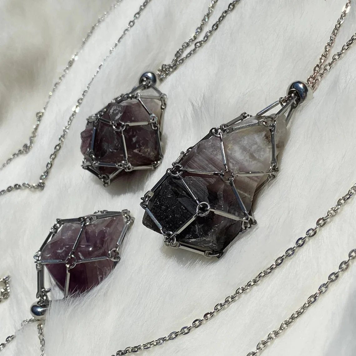 Jewelance™ - Verstelbare Kristallen Stenen Houder Ketting