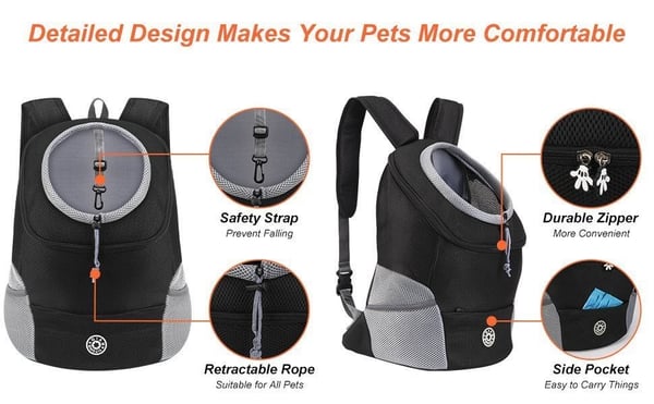 DogFri™ Backpack - Ademende Hondendrager