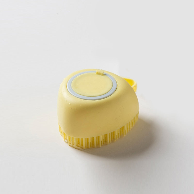 DogCatFri™ BathBrush - Siliconen Massageborstel Voor Huisdieren Met Shampoodoos