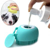 DogCatFri™ BathBrush - Siliconen Massageborstel Voor Huisdieren Met Shampoodoos