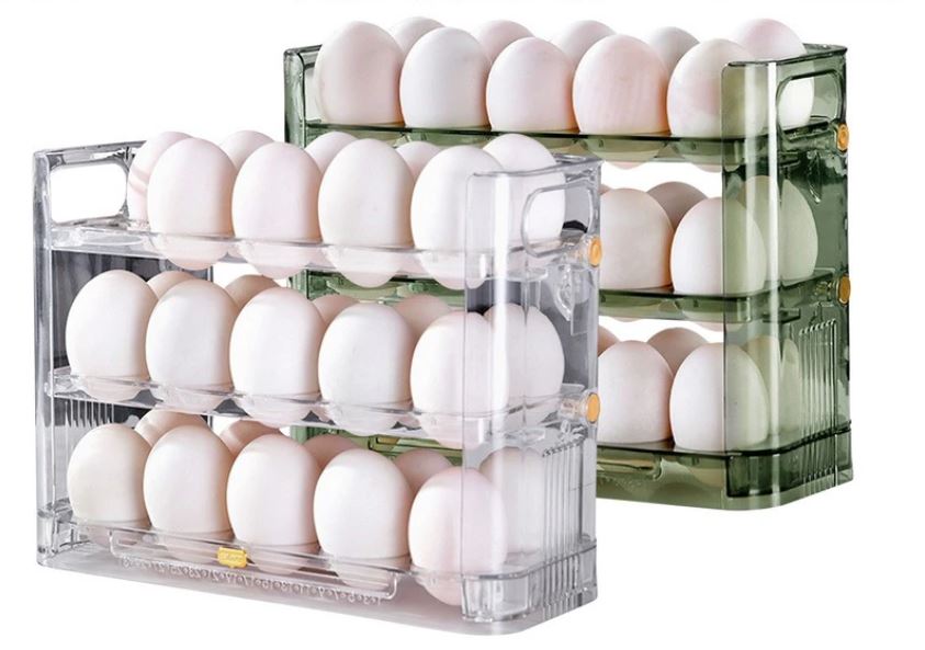 EggBox - Drie Lagen Self Rebound Eier Bewaardoos
